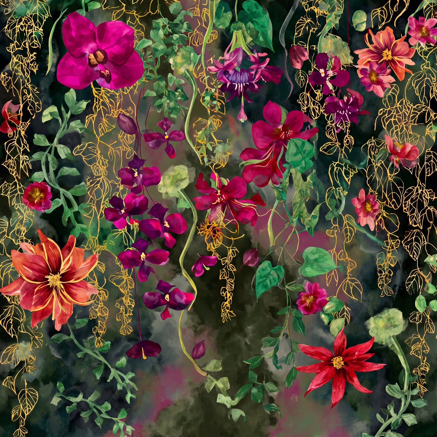 Velvet Nocturne Mini Canvas