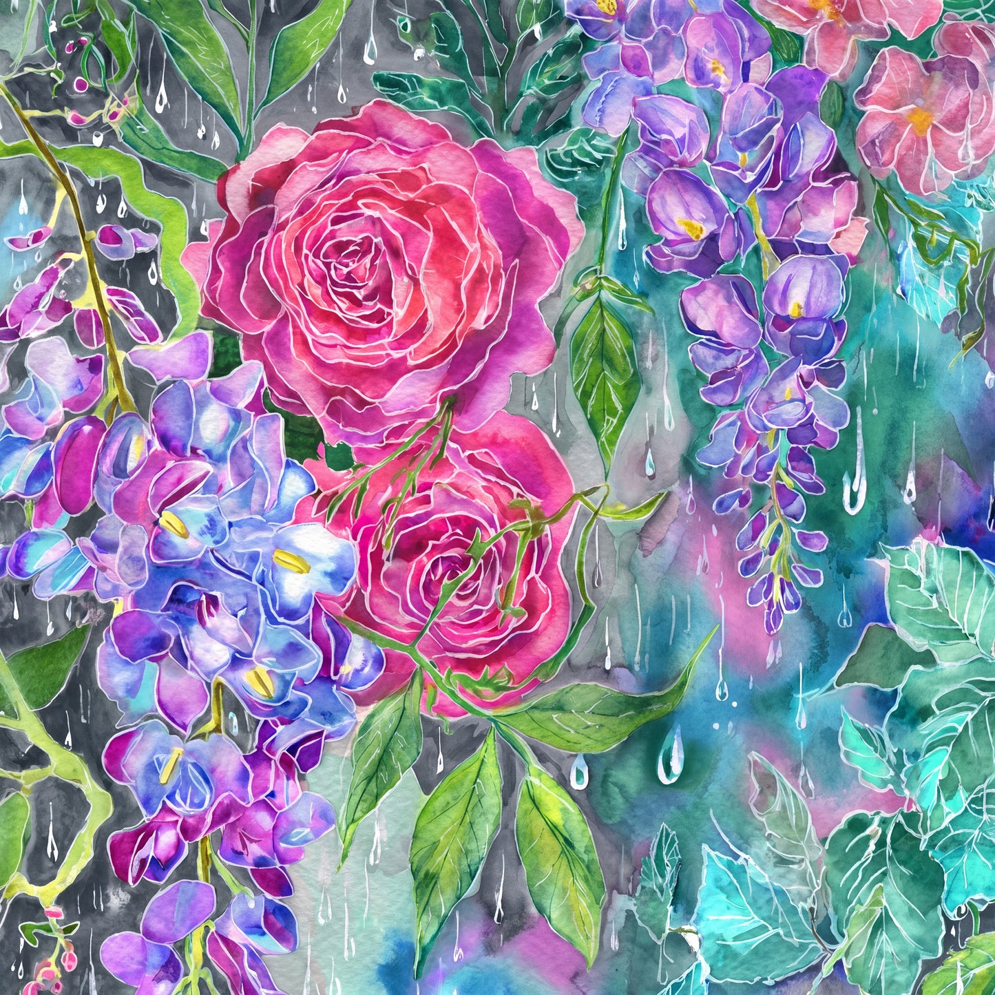 Velvet Rain Mini Canvas