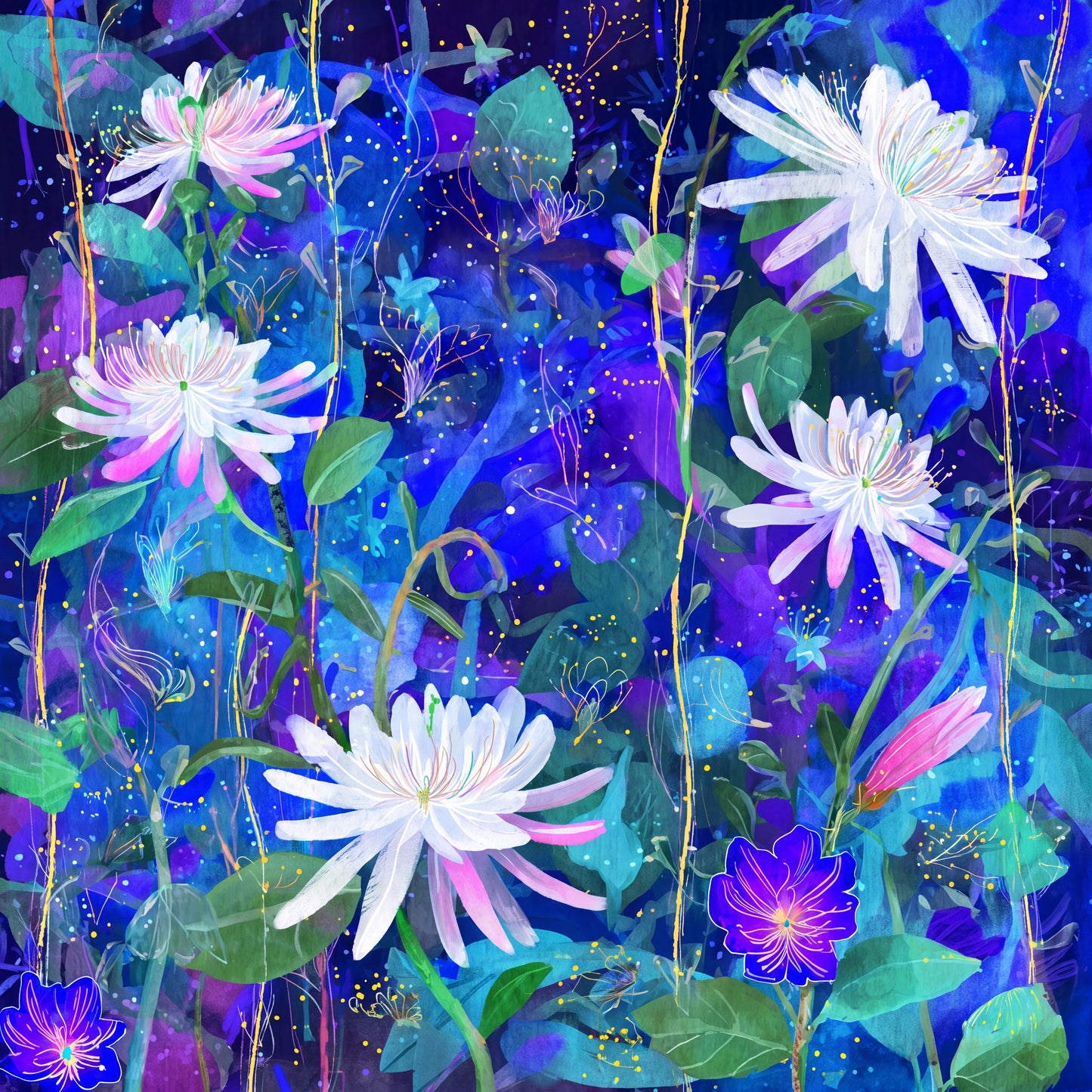 Moon Bloom Mini Canvas