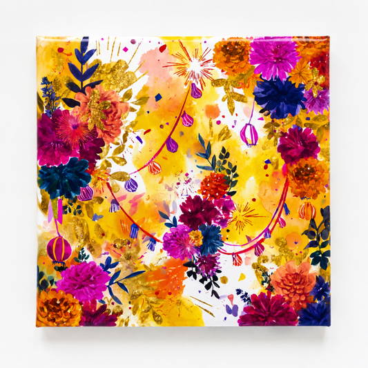 Golden Festival Mini Canvas