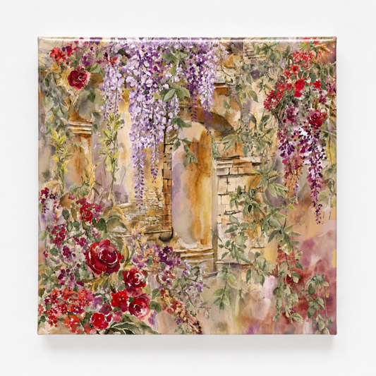 Secret Courtyard Mini Canvas