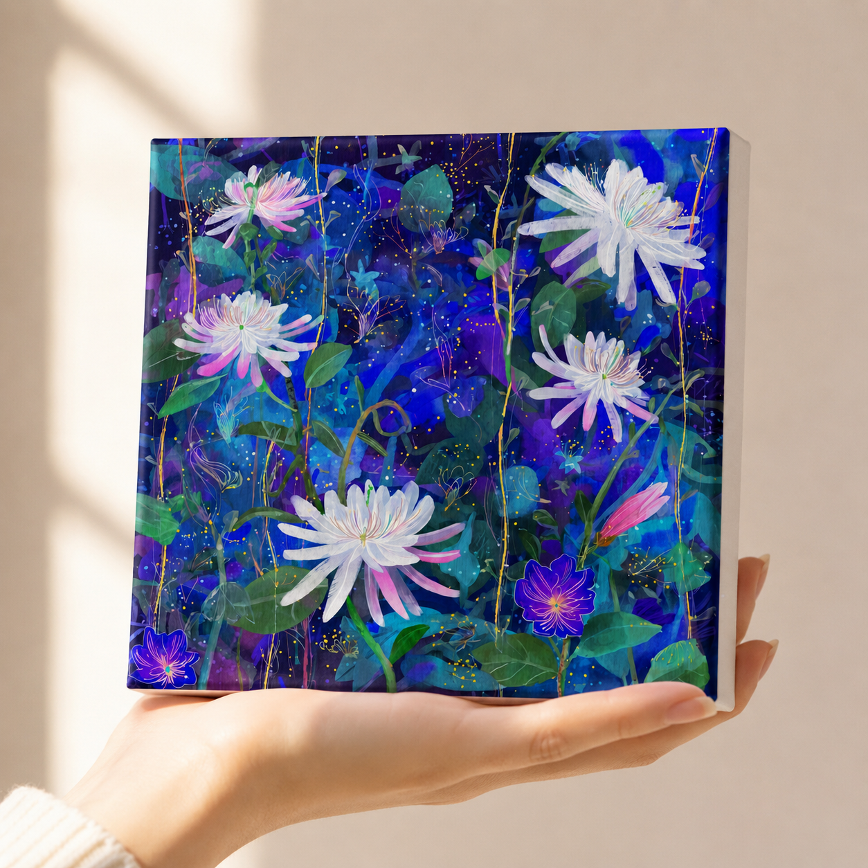 Moon Bloom Mini Canvas