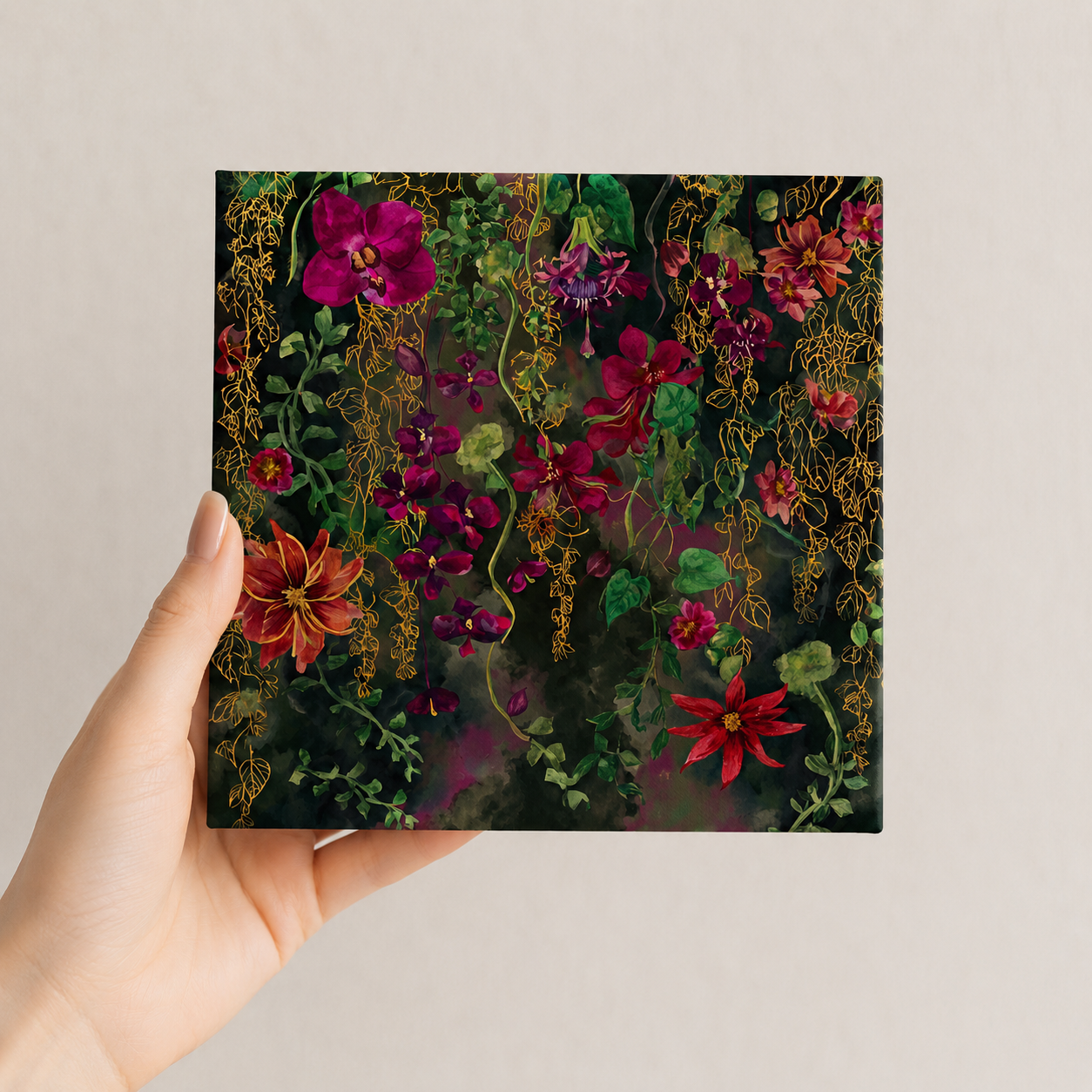 Velvet Nocturne Mini Canvas