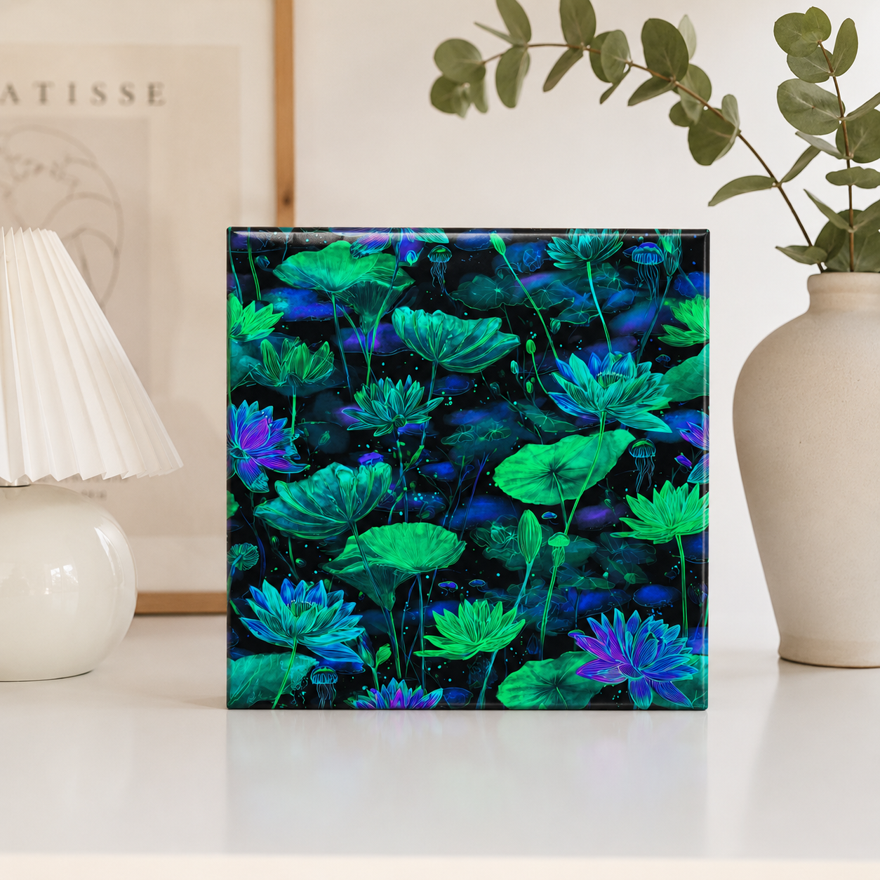 Midnight Lotus Mini Canvas