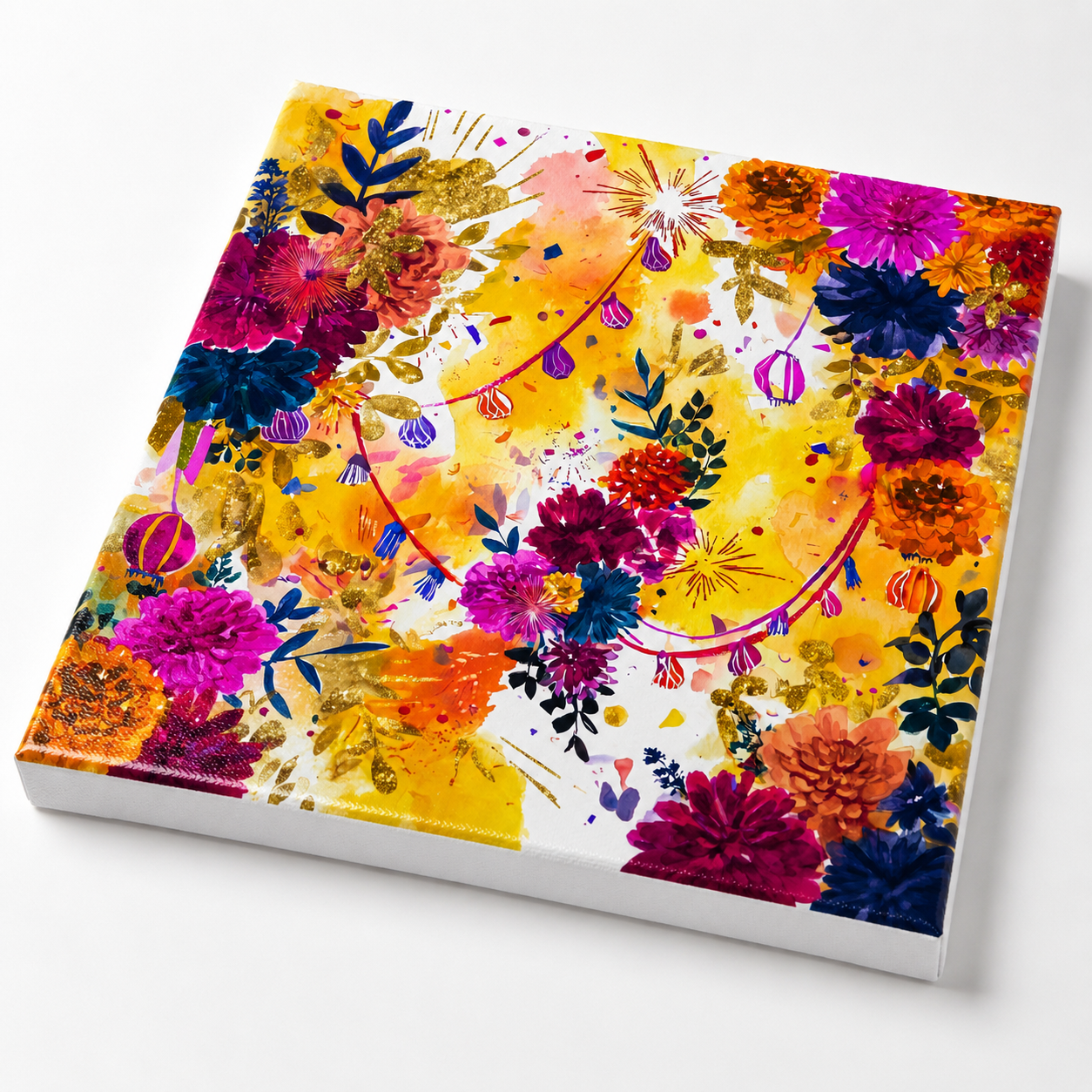 Golden Festival Mini Canvas