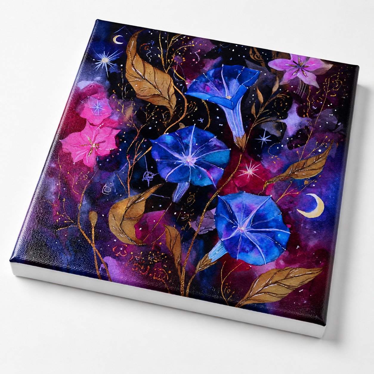 Midnight Bloom Mini Canvas