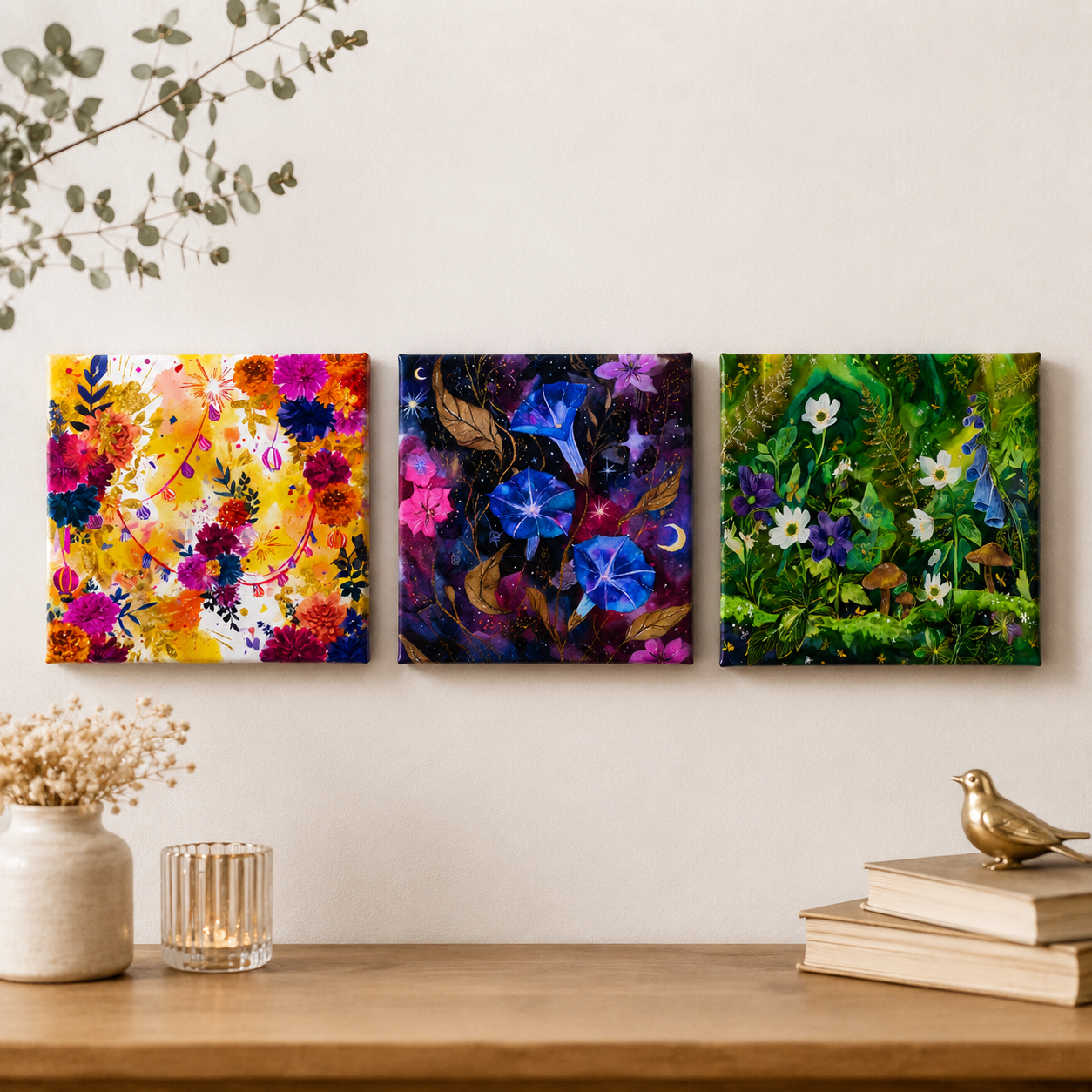 Golden Festival Mini Canvas