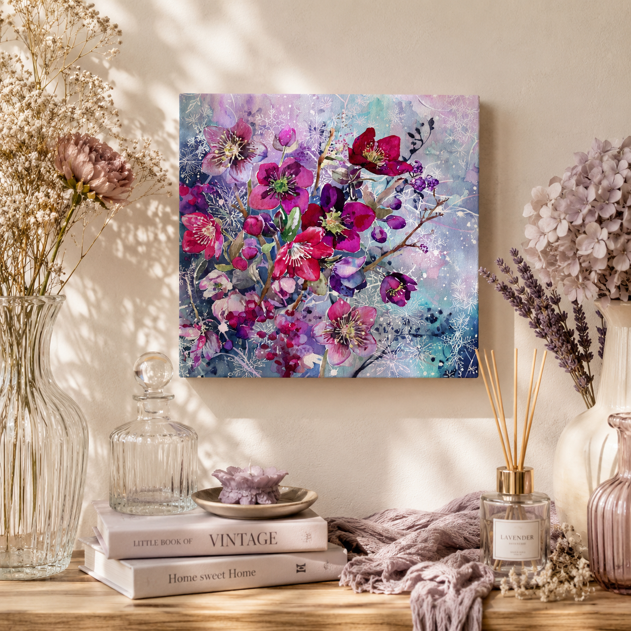 Frost Bloom Mini Canvas