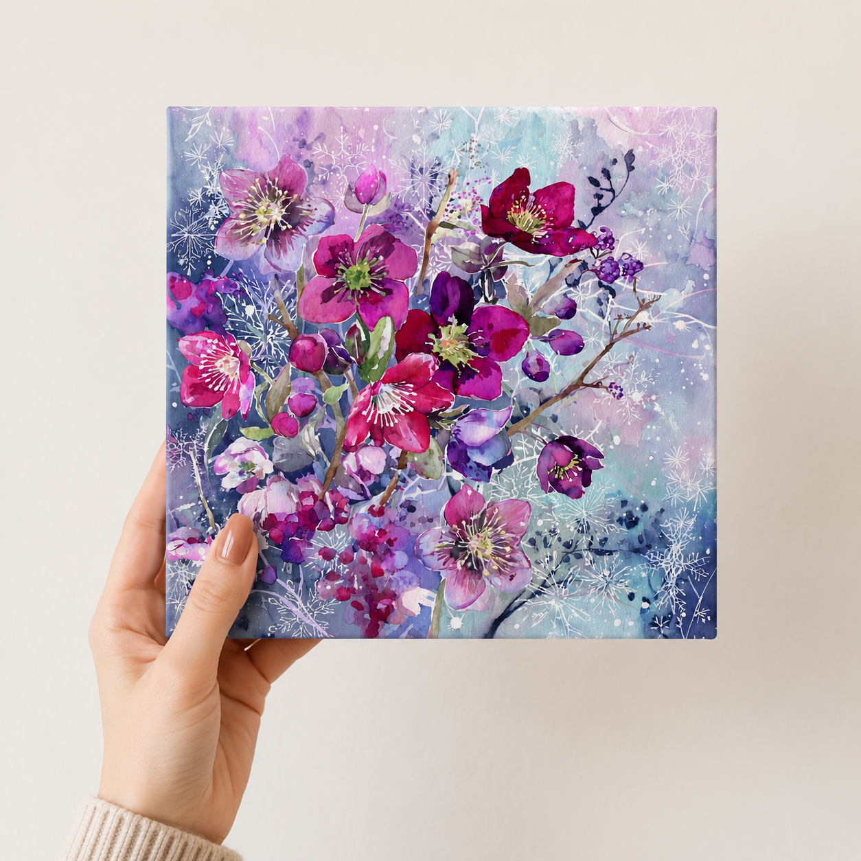 Frost Bloom Mini Canvas