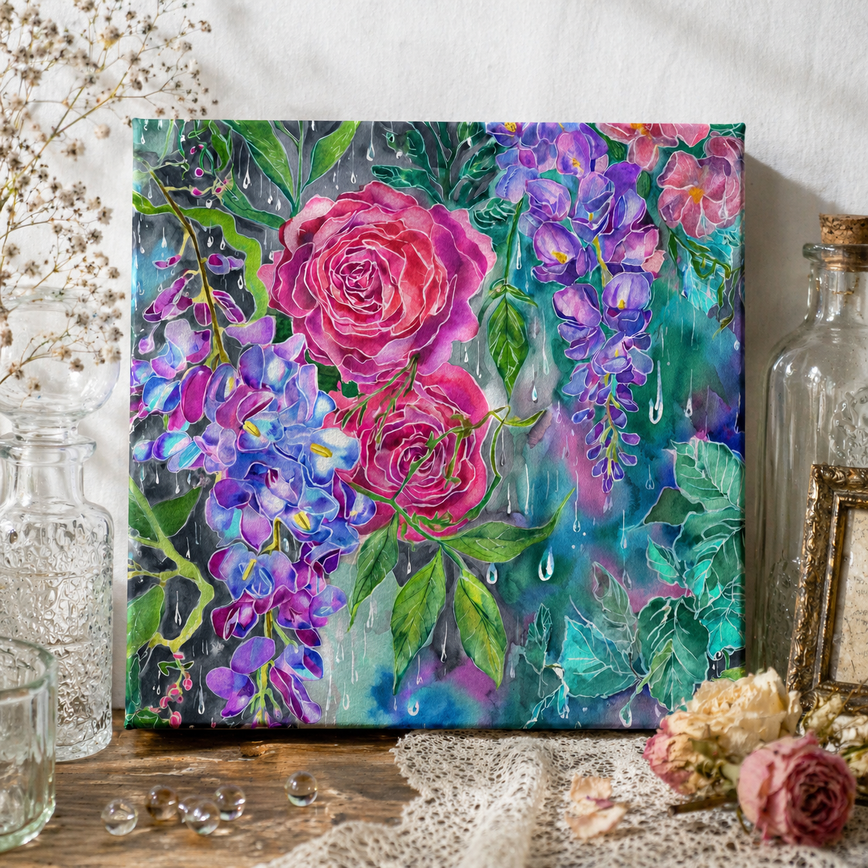 Velvet Rain Mini Canvas