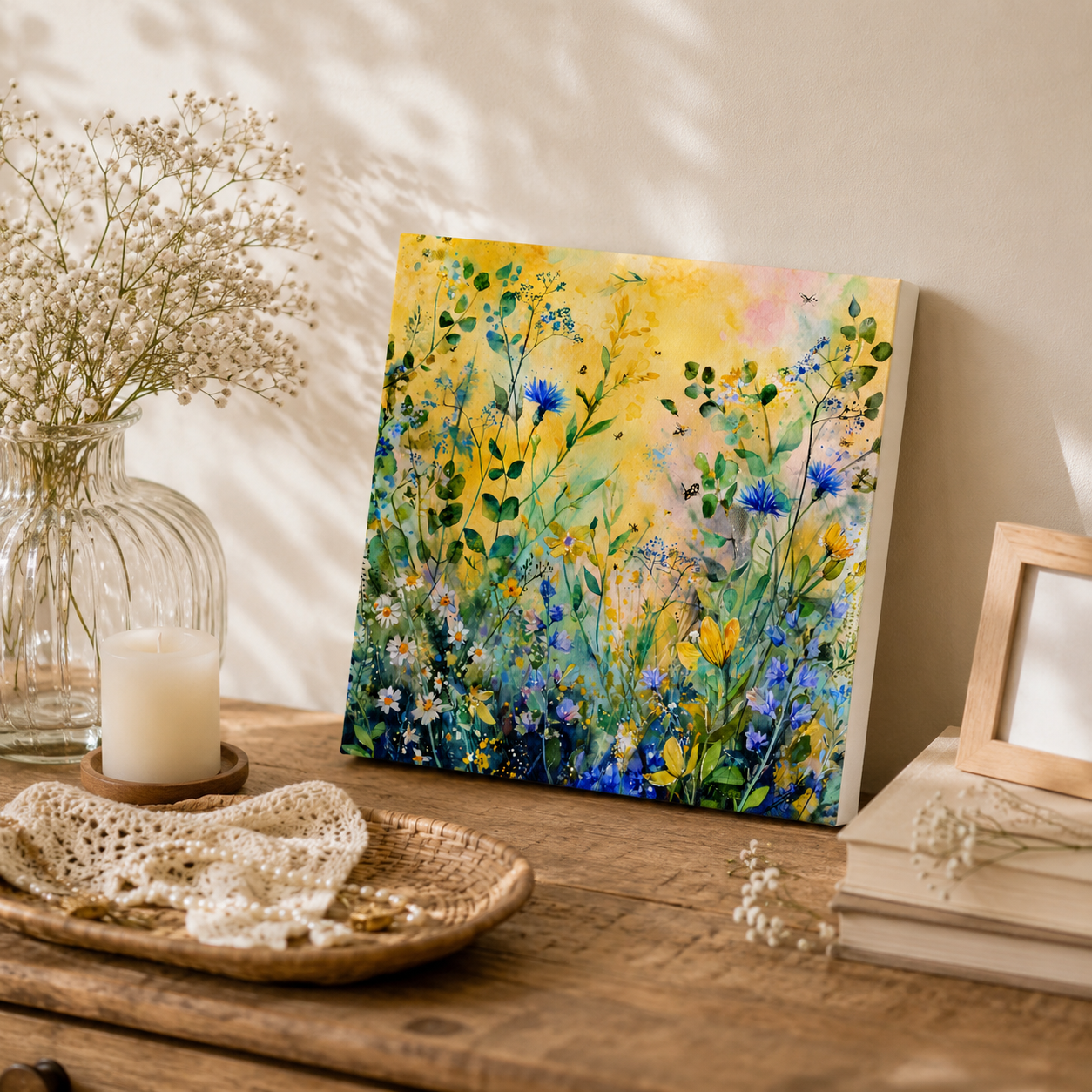 Golden Meadow Mini Canvas