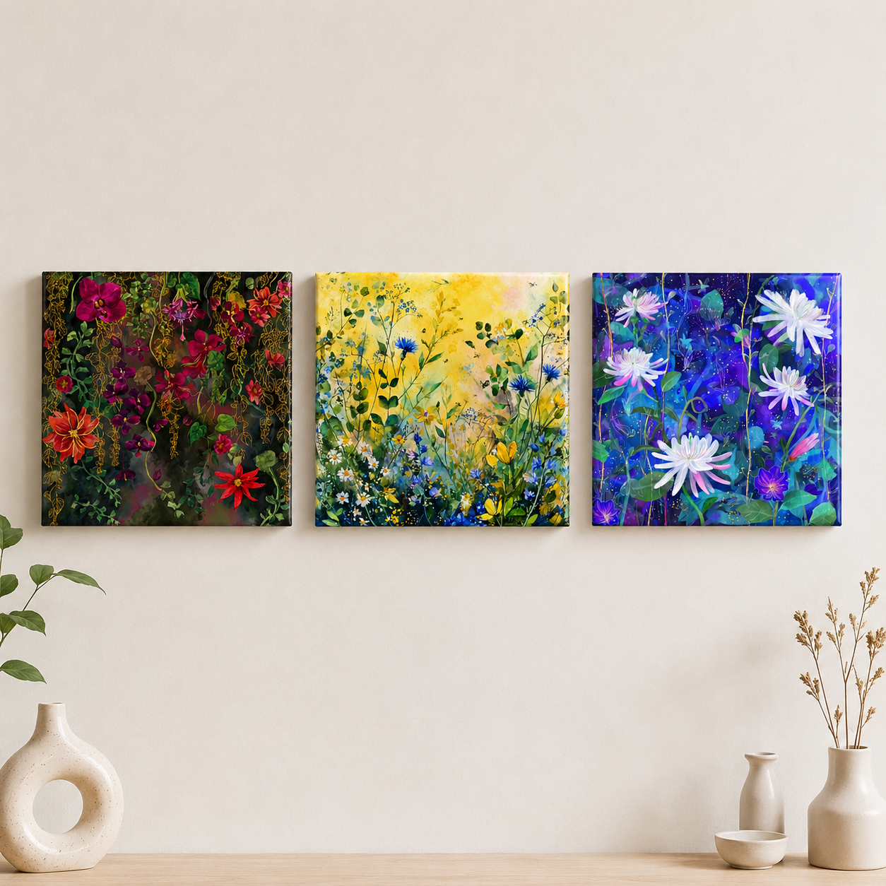Golden Meadow Mini Canvas