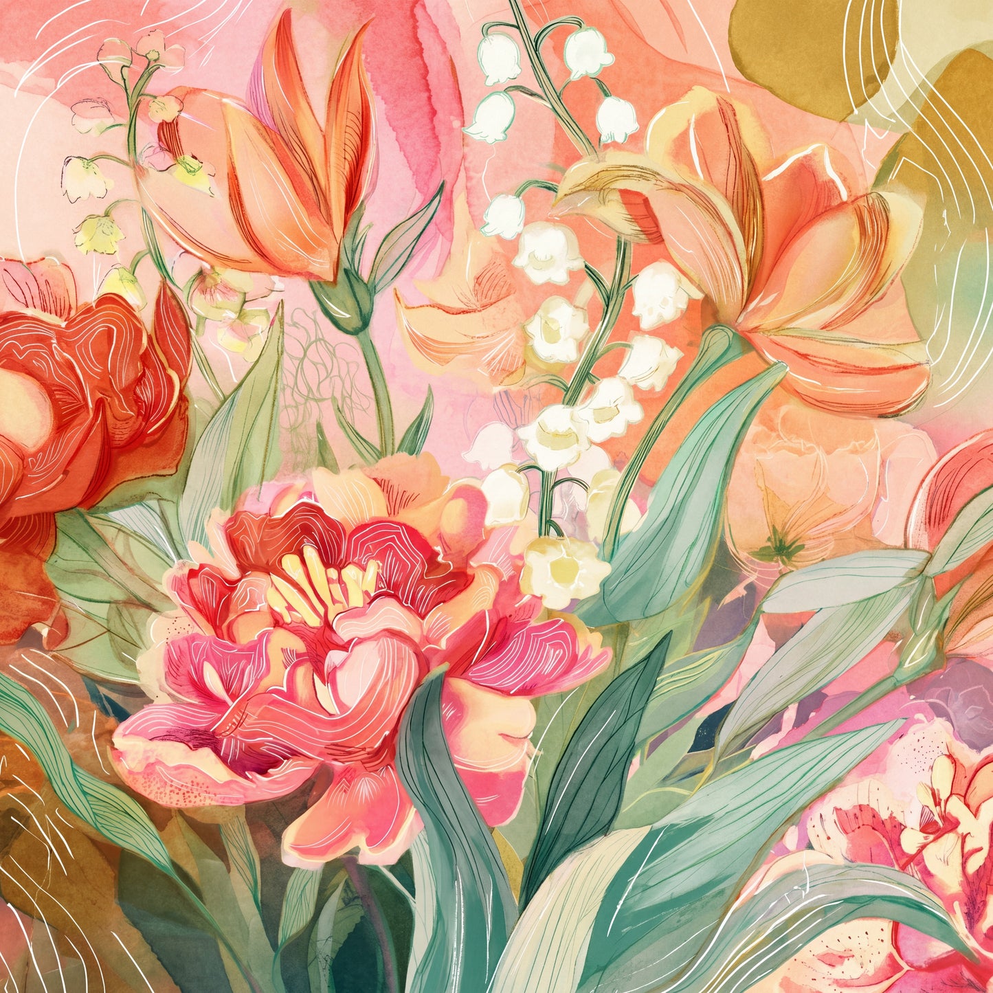 Blush Garden Mini Canvas
